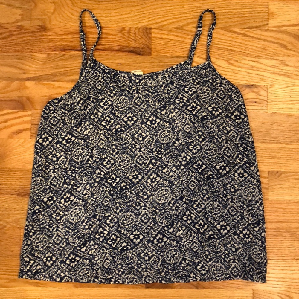 Blue tank top